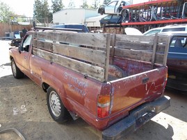 1987 TOYOTA PICKUP BASE RED 2.4 AT 2WD Z21474